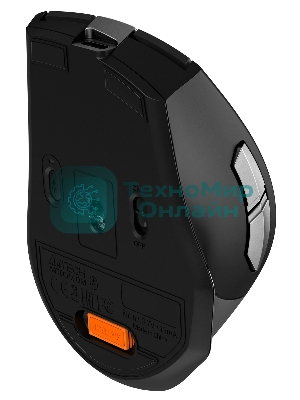 Мышь беспроводная A4Tech Fstyler FB35C серый/черный, 2000 dpi, радиоканал, Bluetooth, USB, кнопки - 6