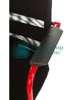 Кресло игровое Zombie ONE черный TW-01 3C11 сетка/ткань с подголов. крестовина металл