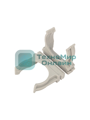 Крепеж-клипса Rexant для трубы ø 40 мм серая (5 шт./уп.)