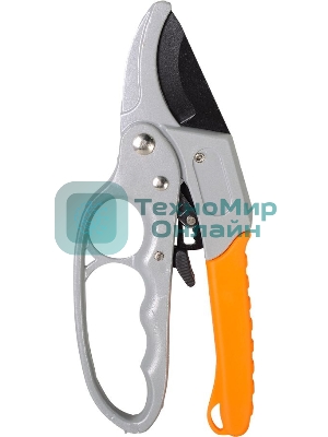 Секатор 200мм возвратная пружинахраповый механизмтефлоновое покр.металл.обрезинен.рукоятки Вихрь 73/7/3/3