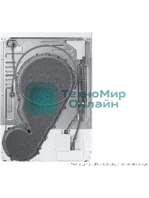 Сушильная машина Samsung DV90T5240AW/LP белый, 9 кг, сушка - тепловой насос, программ - 14, 60 x 85 x 65 см