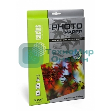Фотобумага Cactus CS-GA413050 A4/130г/м2/50л. глянцевая для струйной печати