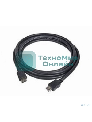 Кабель Cablexpert HDMI CC-HDMI4-6, 19M/19M, v2.0, медь, позол.разъемы, экран, 1.8м, черный, пакет