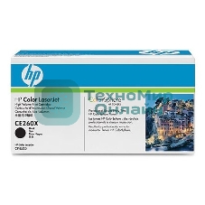 Картридж лазерный HP CE260X черный для CLJ CP4525 17000 стр.