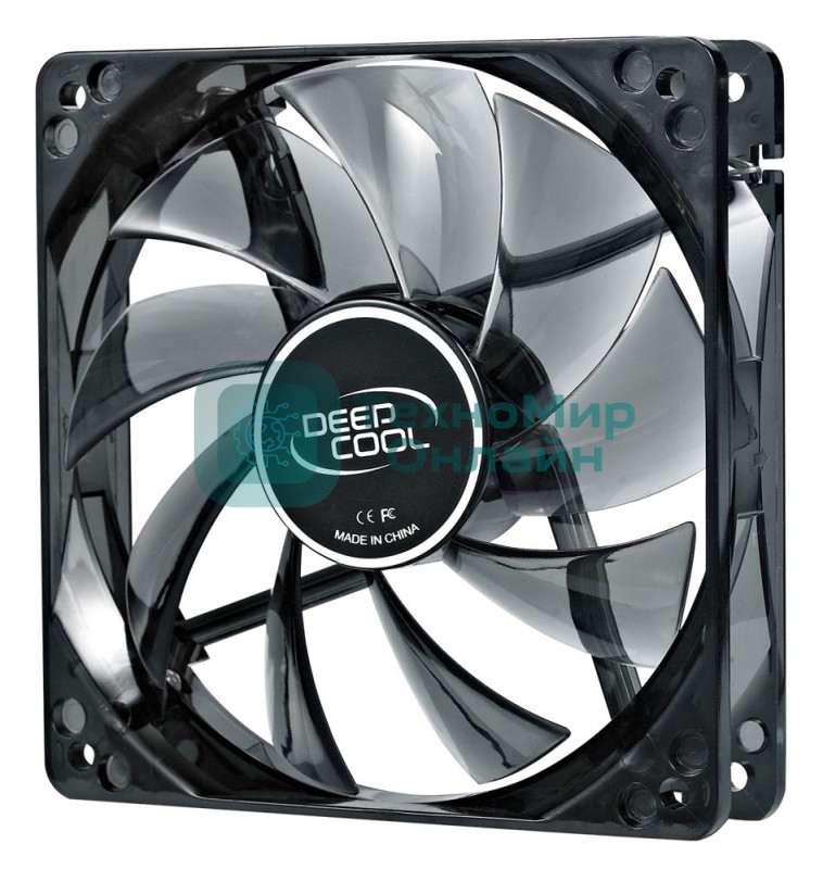 Вентилятор для корпуса DEEPCOOL WIND BLADE 120 черный, 120 мм, 1300 об/мин, 26.6 дБ, 3 pin