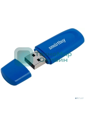 Флешка USB Smartbuy Scout Blue (SB008Gb2SCB), 8Gb, USB 2.0, R/W 15/8, синий