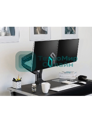 Кронштейн для 2 мониторов ONKRON G200 для монитора 13