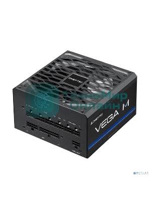 Блок питания Chieftec Vega M PPG-850-C (ATX 3.1, 850W, 80 PLUS GOLD, Active PFC, 135мм fan, Gen5 PCIe, Full Cable Management) Retail