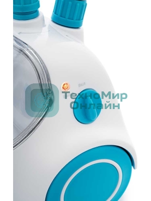 Отпариватель Kitfort КТ-957 белый/бирюзовый, 1500 Вт, 25 г/мин, 1900 мл