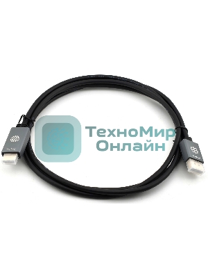 Кабель аудио-видео Cactus CS-DP-HDMI-1.2-2 DisplayPort (m)/HDMI (m) 2м. позолоч.конт. черный