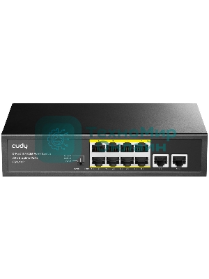 Коммутатор Cudy FS1010P (L2) 10x100Мбит/с 8PoE+ 120W неуправляемый