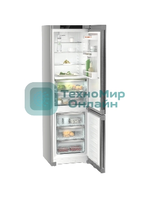 Холодильник Liebherr CBNsdc 573i-22 серебристый двухкамерный 266/94л морозилка снизу, No Frost