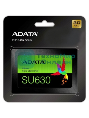 Накопитель SSD ADATA SU630, 480Gb, SATA III, 2.5