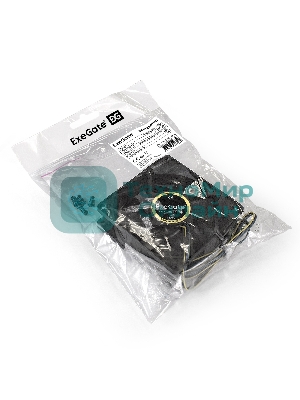 Вентилятор для корпуса ExeGate EX08025B4P-PWM черный, 80 мм, 2300 об/мин, 23 дБ, 4 pin