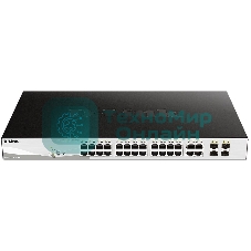 Коммутатор D-Link DGS-1210-28MP DGS-1210-28MP/F 24G 24PoE+ 370W настраиваемый