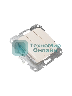 Выключатель DEA 3кл с/у 10А мех. бежевый Kranz KR-78-0234
