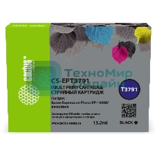 Картридж струйный Cactus CS-EPT3791 378XL черный (13.2 мл) для Epson Expression Photo XP-8500/XP-8505/XP-15000