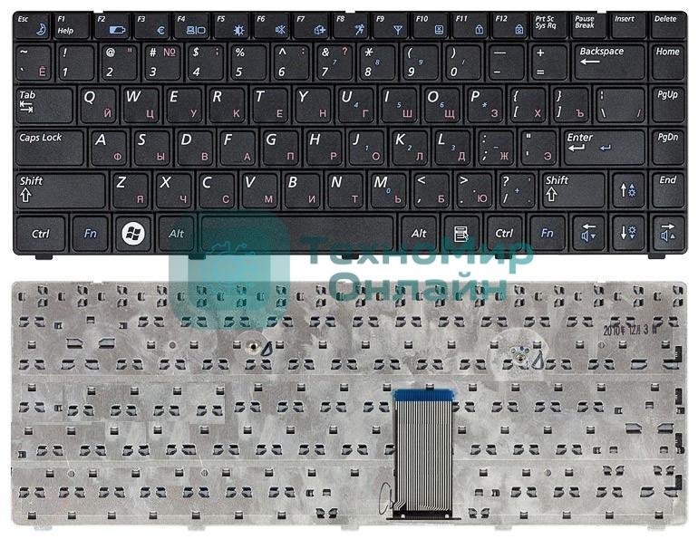 Клавиатура для ноутбука Samsung R420 R418 R423 R425 R428 R429 R469 RV410 RV408 черная