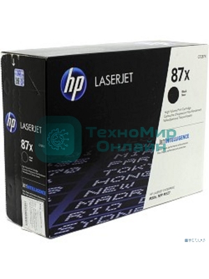 Тонер Картридж HP 87X CF287X черный для HP LJ Ent M506/M527 (18000стр.)