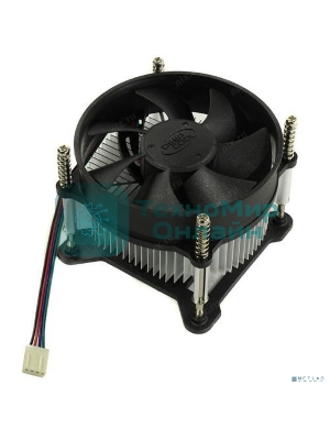 Кулер для процессора DEEPCOOL CK-11508 PWM черный, 92 мм, алюминий, 2200 об/мин, 30.1 дБ, 4 pin, 65 Вт, 70 мм