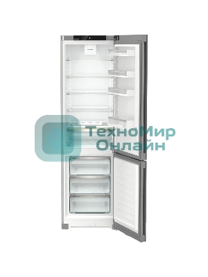 Холодильник Liebherr Pure CNsdc 5703-22 001 серебристый SmartSteel двухкамерный 266/94л морозилка снизу