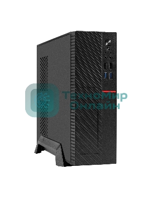 Компьютерный корпус Desktop ExeGate MI-307U2 (mini-ITX/mATX, без БП, 2хUSB+2хUSB 3.0, HD аудио, черный)