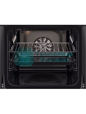 Встраиваемый духовой шкаф Electrolux EOF5F50BV, Электрический духовой шкаф с конвекцией, приготовление на пару, объем 65 л, 8 режимов, очистка каталитическая, 2 стекла в дверце, направляющие проволочные + телескопические (1 уровень)белый