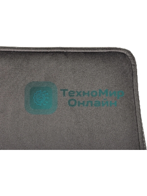 Стул для дома Бюрократ CH-K4 т. серый Holland 18 металл черный на ножках