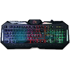 Клавиатура Qumo Dragon War Spirit проводная, USB Type-A, чёрный