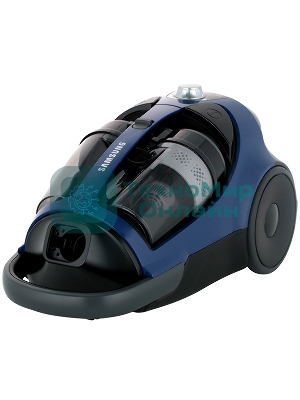 Пылесос Samsung VCC8836V36/XEV синий, 430/2200 Вт, уборка сухая, пылесборник контейнер 2 л