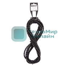 Трубa автомобильная гофрированная ПП Rexant, Ø4,6 мм, разрезная, бухтa 5 м/уп.