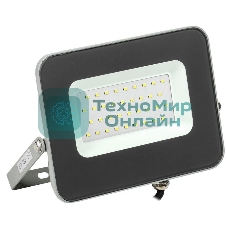 Прожектор IEK LPDO701-30-K03 СДО 07-30 светодиодный серый IP65 IEK
