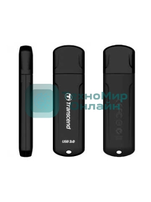 Флешка USB Transcend JetFlash 750 (TS32GJF750K), 32Gb, USB 3.0, R/W 130/30, черный