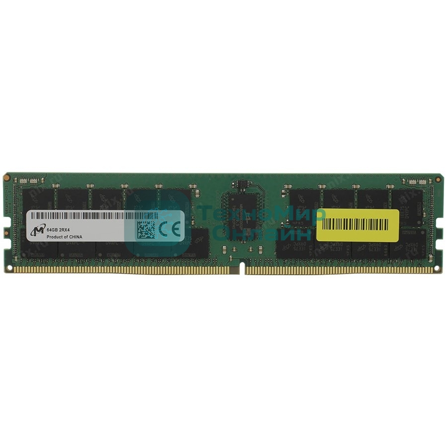 Оперативная память Crucial, DDR4, 64GB (1x64GB), 3200 MHz, CL22, ECC, RDIMM