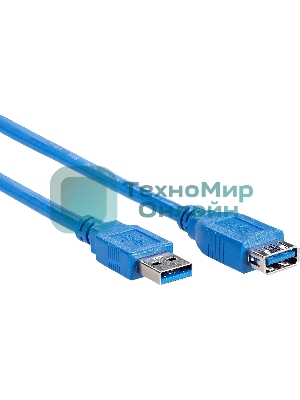 Кабель-удлинитель VCOM VUS7065-1M USB3.0 Am-Af 1 м