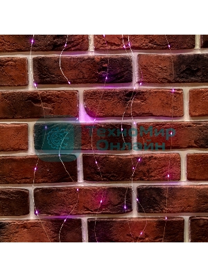 Гирлянда Neon-night Светодиодный дождь из росы 3х3 м, розовый, USB + пульт управления