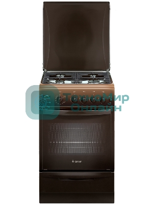 Плита газовая Gefest ПГ 5100-03 0001 коричневый, конфорок 4 шт, духовка 52 л, 50 см x 85 см x 58.5 см