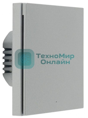 Выключатель умный Aqara H1 EU 1-нокл. с нейтралью серый (WS-EUK03GR)