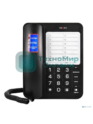 Телефон TEXET TX-234 черный
