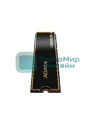 Накопитель SSD ADATA LEGEND 900, 512Gb, PCIe 4.0 x4, M.2 2280, NVMe, R/W 6200/2300, с радиатором