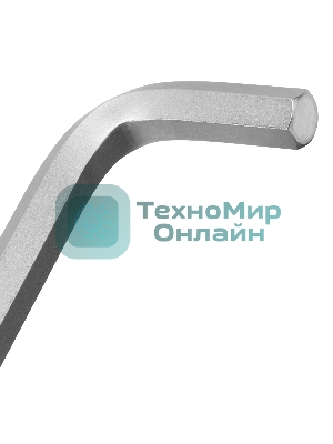 Набор ключей имбусовых Сибртех HEX, 2-12 мм, CrV, 9 шт., удлиненные