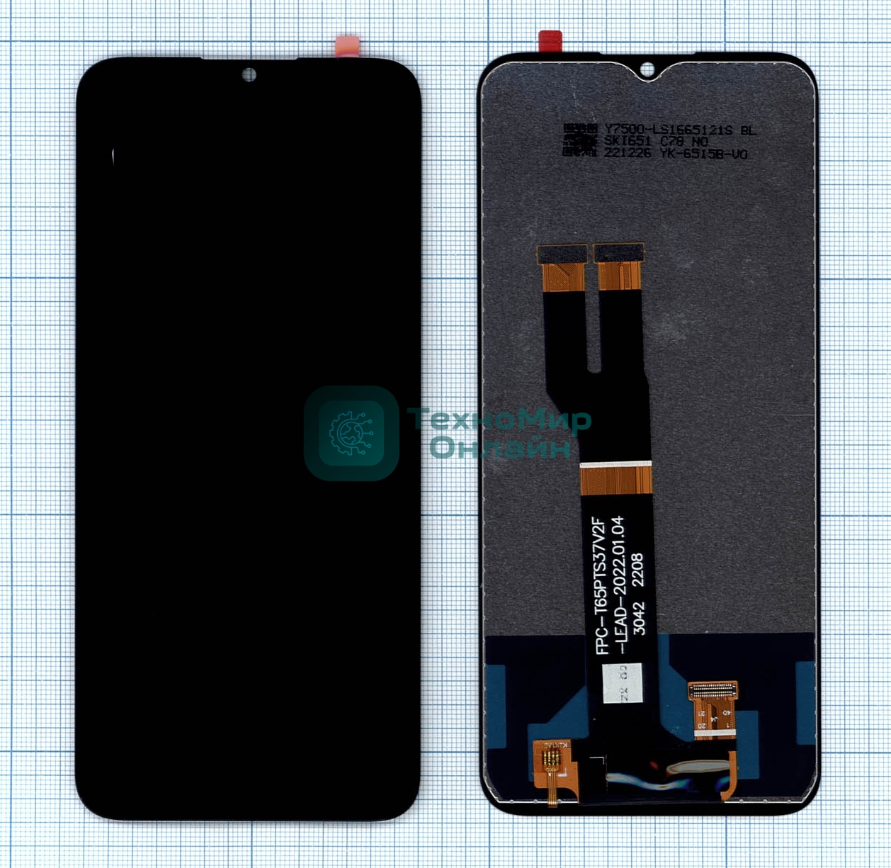 Дисплей для Nokia C21 Plus черный