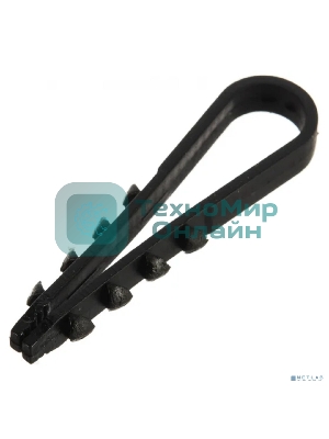 Дюбель-хомут нейлоновый PROconnect 11-18 мм, черный, упаковка 100 шт.