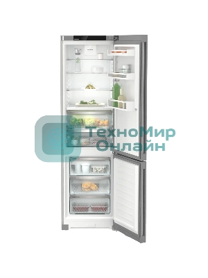 Холодильник Liebherr CBNsdc 573i-22 серебристый двухкамерный 266/94л морозилка снизу, No Frost