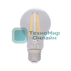 Лампа светодиодная филаментная Rexant Груша A60 11.5 Вт 1380 Лм 2400K E27 золотистая колба