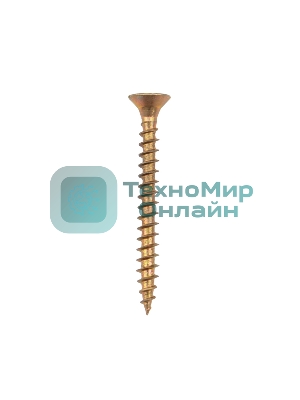 Саморез универсальный Kranz 4х40, желтый цинк, короб (200 шт./уп.)