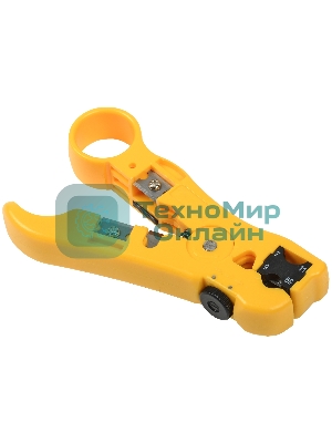 Инструмент ITK TS2-GR20 для зачистки кабеля UTP (упак:1шт) желтый