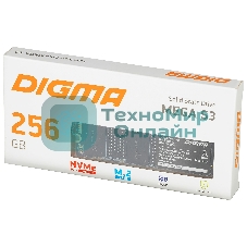 Накопитель SSD Digma Mega S3 DGSM3256GS33T, 256Gb, PCIe 3.0 x4, M.2 2280, NVMe, R/W 2040/1270