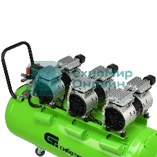 Компрессор безмаслянный малошумный Сибртех МБ 2250/100, 2250 Вт, 100л, 400 л/мин