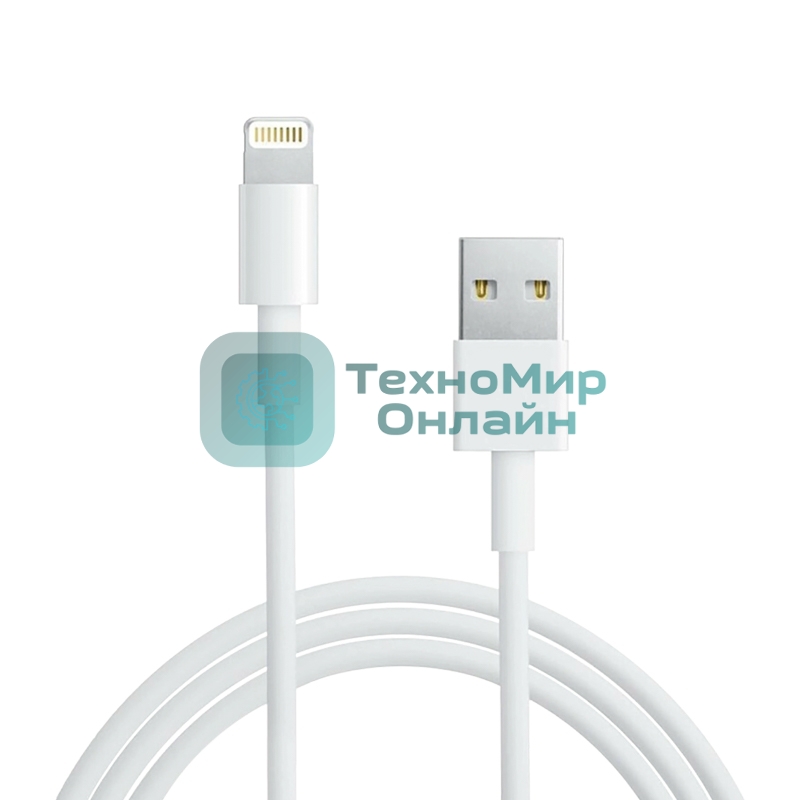 Кабель Rexant USB-A – Lightning, 2,4А, 2м, ПВХ, белый